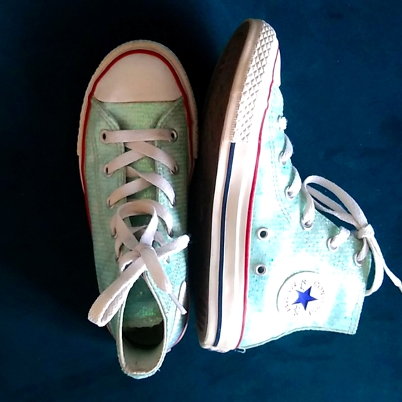 childrens glitter converse